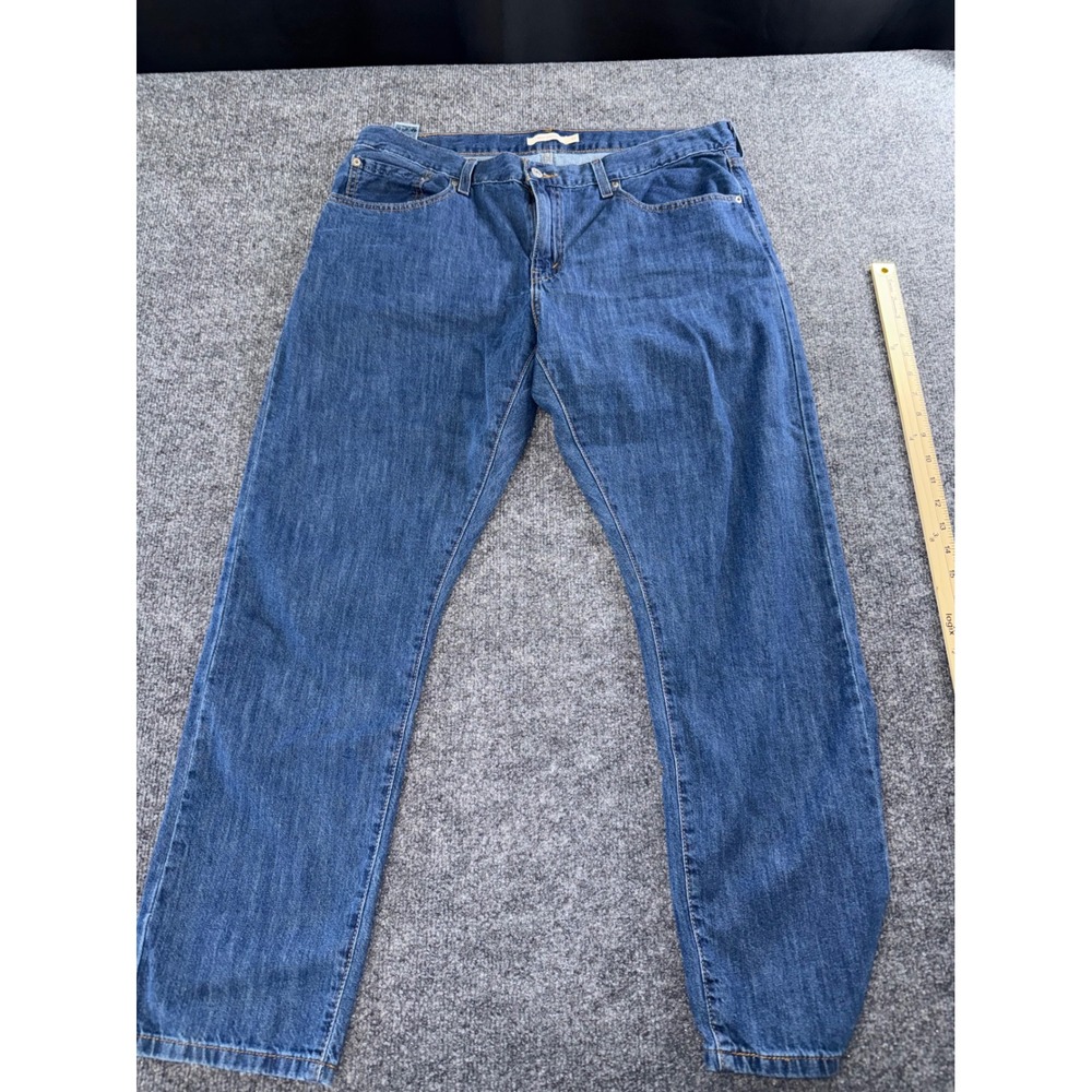 Levis Middy Straight Jeans Mens 33x30 Blue Denim Pants A4690-8003